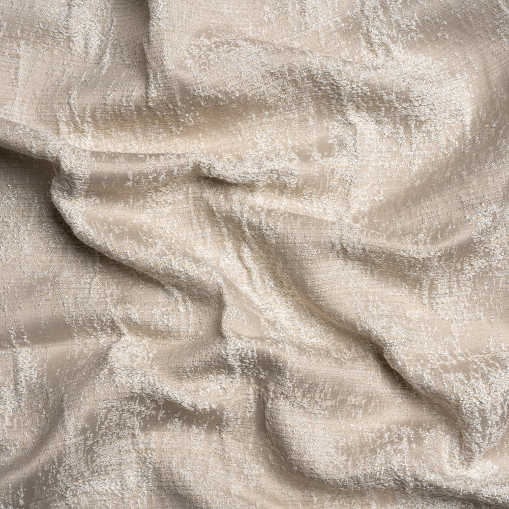 Metallic Drapery Jacquard - Porcelain Abstract - British Imported - Joann Fabrics