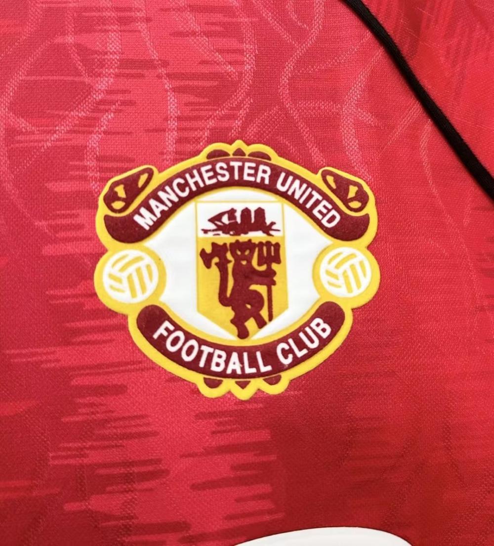 1990-1992 Retro Manchester United Home Football Shirt 1:1 Thai Quality