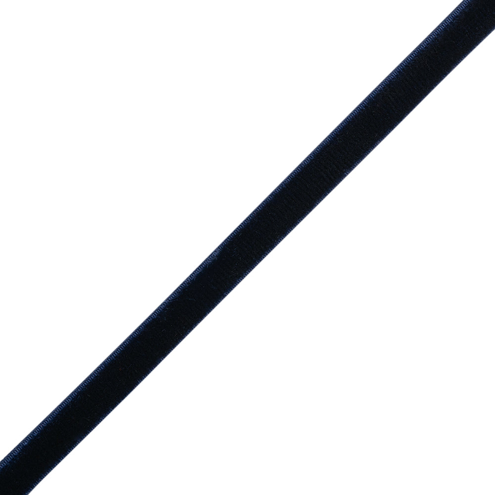 Stretch Velvet Ribbon Trim Made in Italy - 0.25