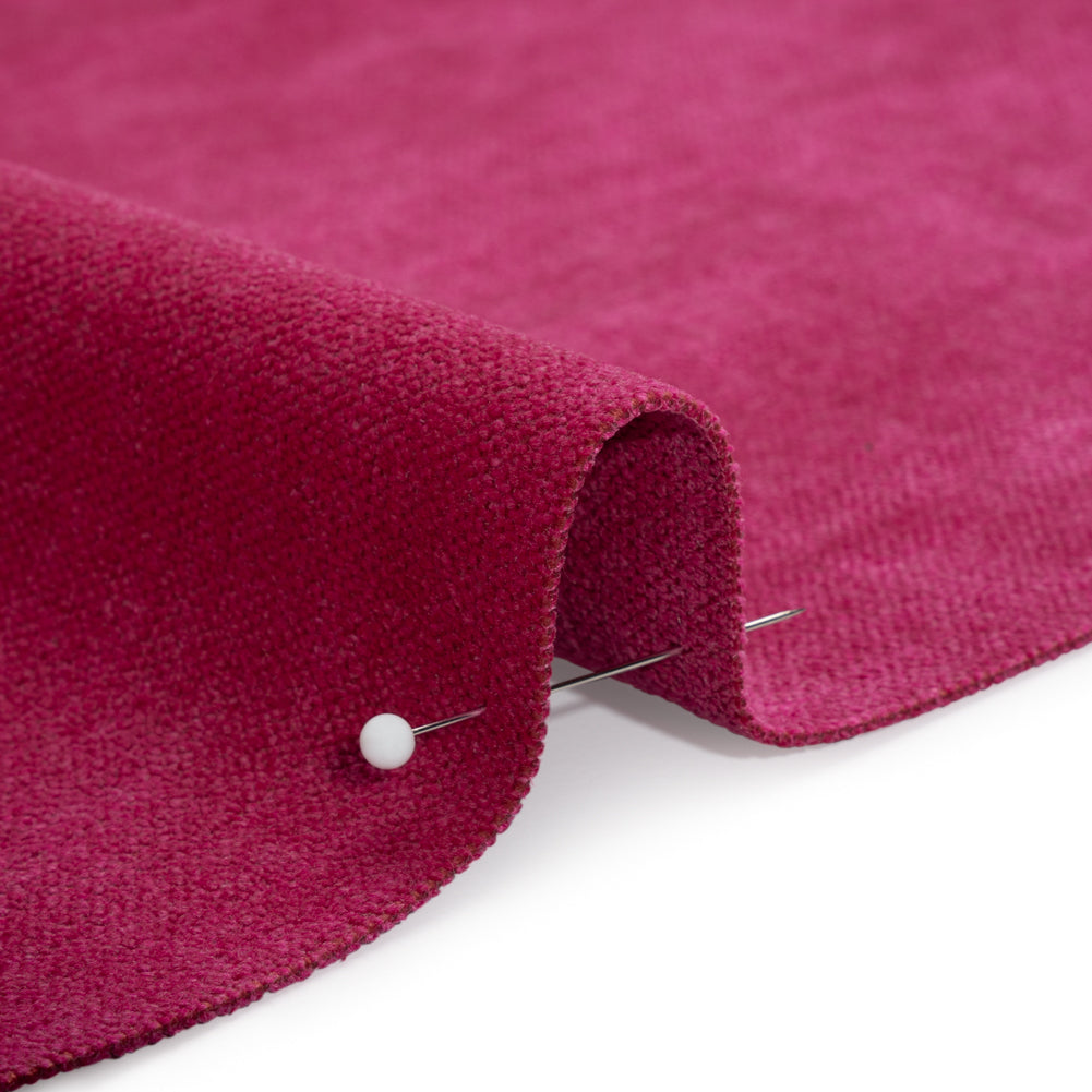 Upholstery Chenille with Latex Backing - Hot Pink - Tonnet Collection - Joann Fabrics