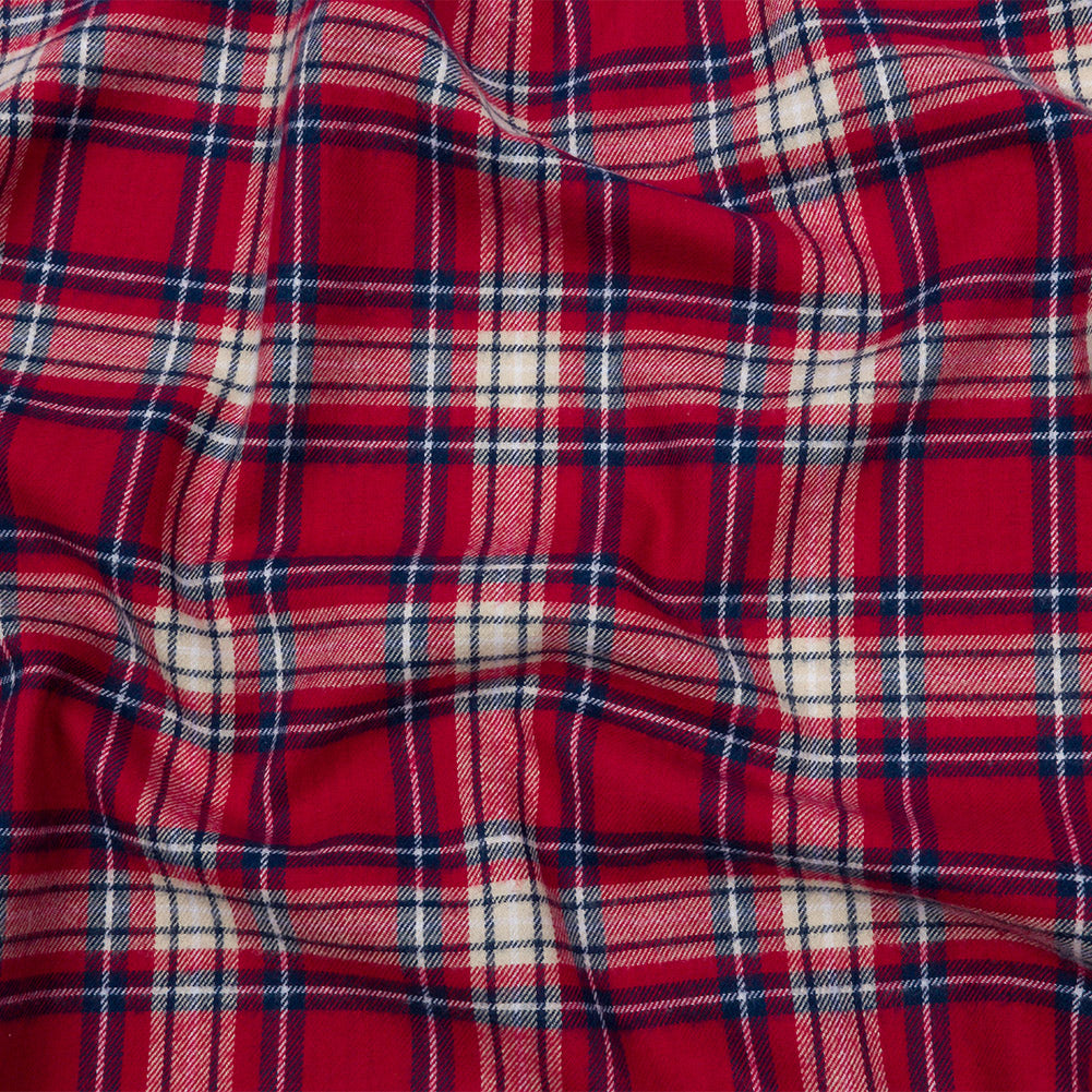 Red, White and Blue Plaid Cotton Flannel - Joann Fabrics