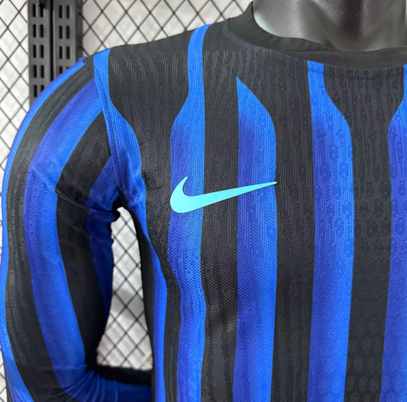 2025/2026 Long Sleeves Player Version Inter Milan Home Football Jersey1:1 Quality Thai