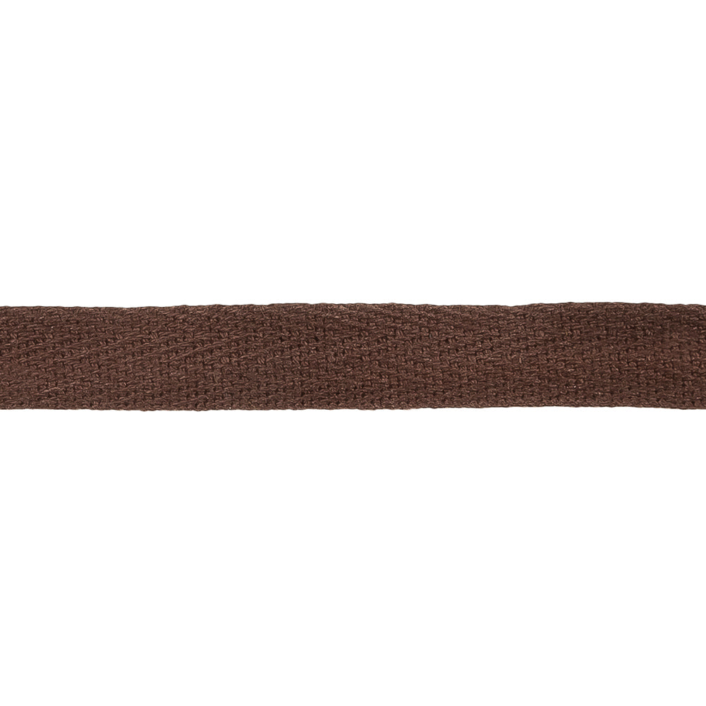 Chocolate Fondant Cotton Twill Tape - 0.5