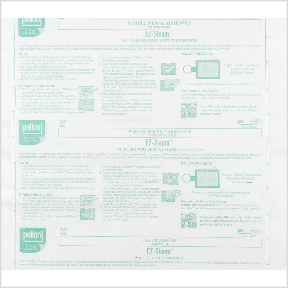 Pellon One-Sided Fusible Web w/ Paper Backing - Joann Fabrics