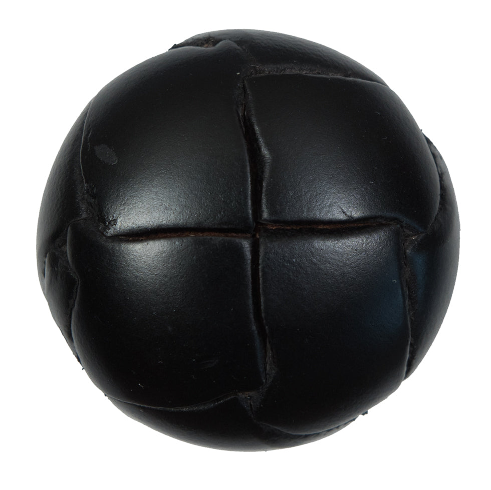 Black Leather Shank Back Button - 54L/34mm - Joann Fabrics