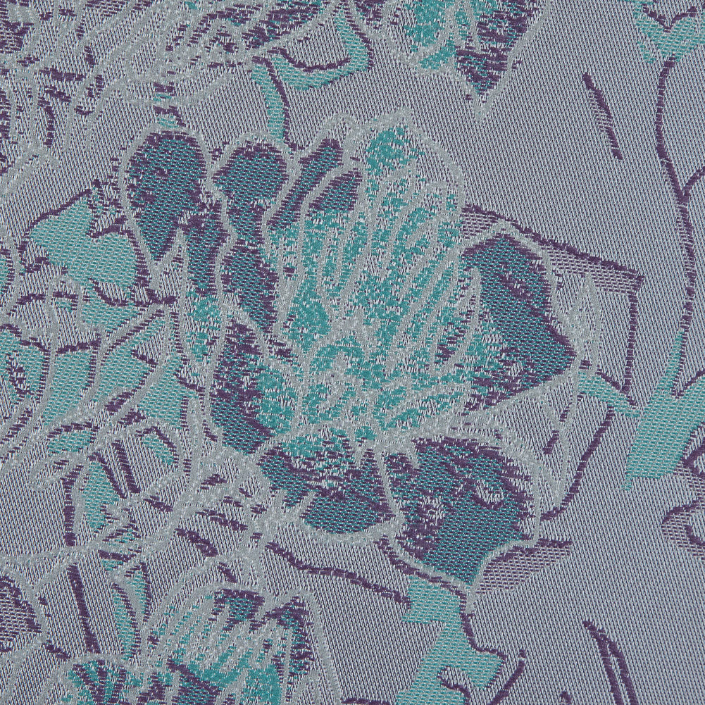 Sea Green, Lilac and Ivory Artistic Floral Jacquard - Joann Fabrics