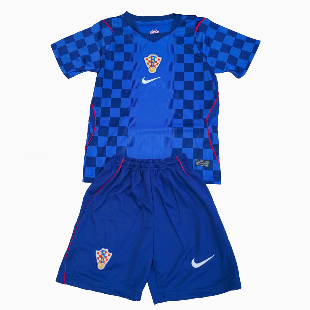 Croatia 2026 Away Kids Kit - UnitedFutballJersey