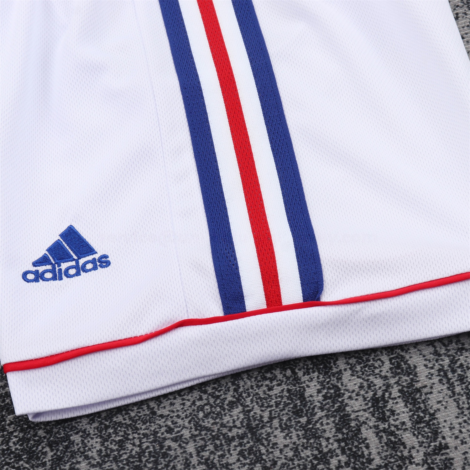 Retro France 1998 Home Long Sleeves Kids Kit - UnitedFutballJersey