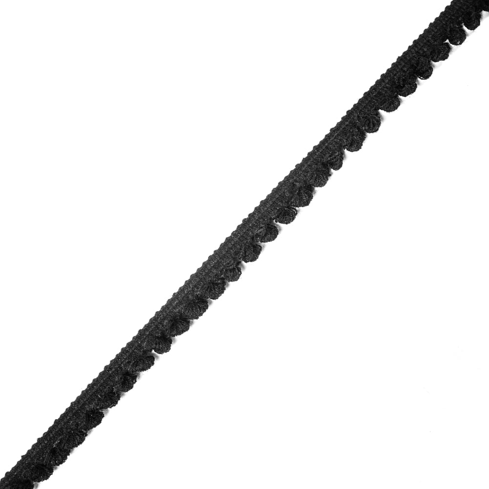 Large Black Pom Pom Trim - 0.75