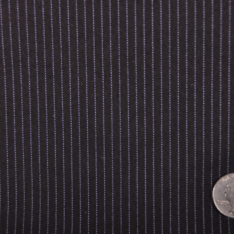 Black-Brown/Purple/White Striped Suiting - Joann Fabrics