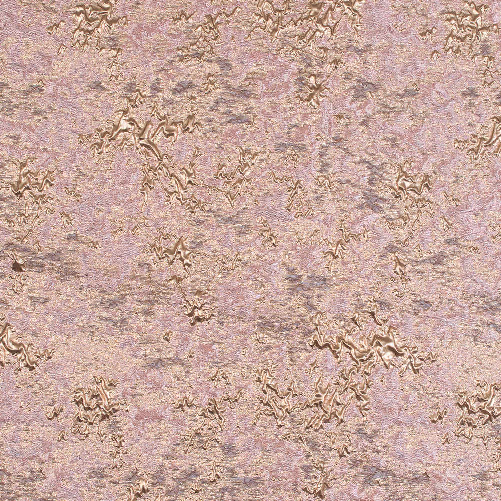 Candy Pink and Gold Luxury Abstract Metallic Brocade - Joann Fabrics