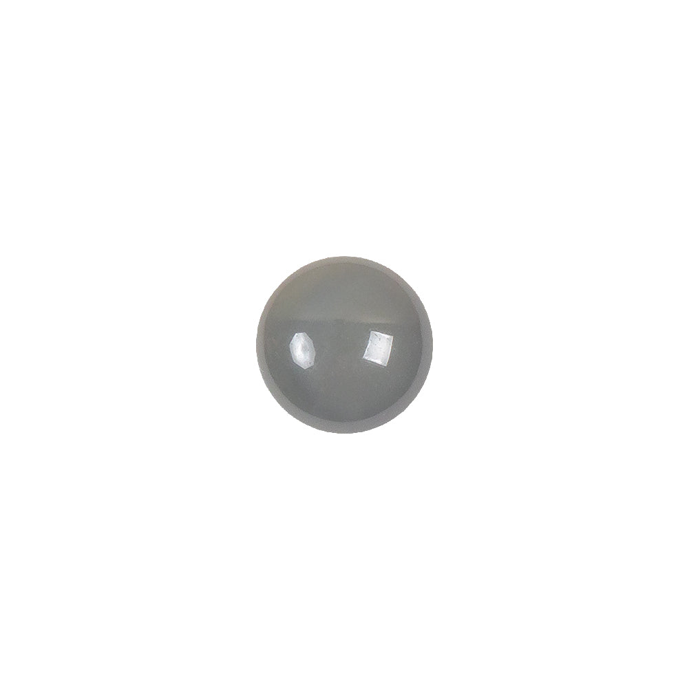 European Dark Gray Half Domed Self Back Glass Button - 16L/10mm - Joann Fabrics