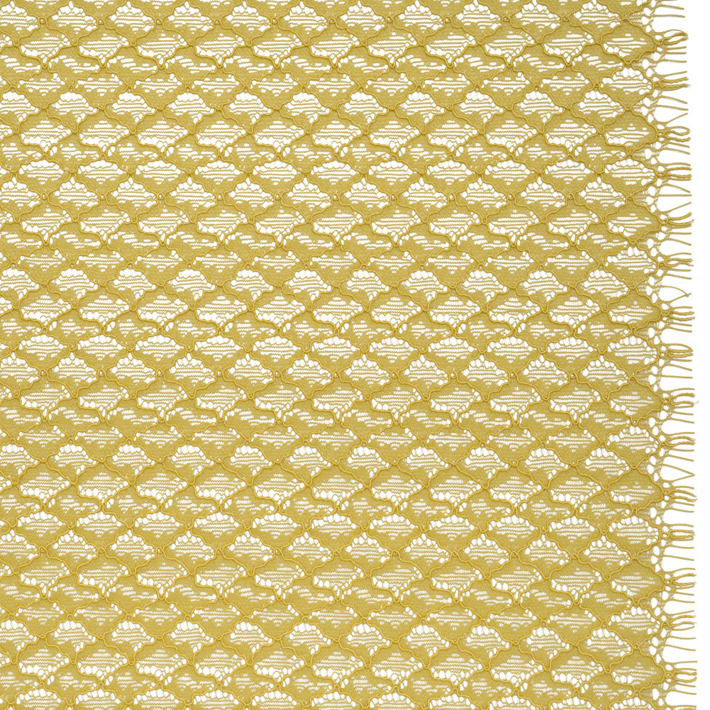 Corded Lace with Finished Eyelash Edges - Chartreuse Diamond Lattice - Joann Fabrics