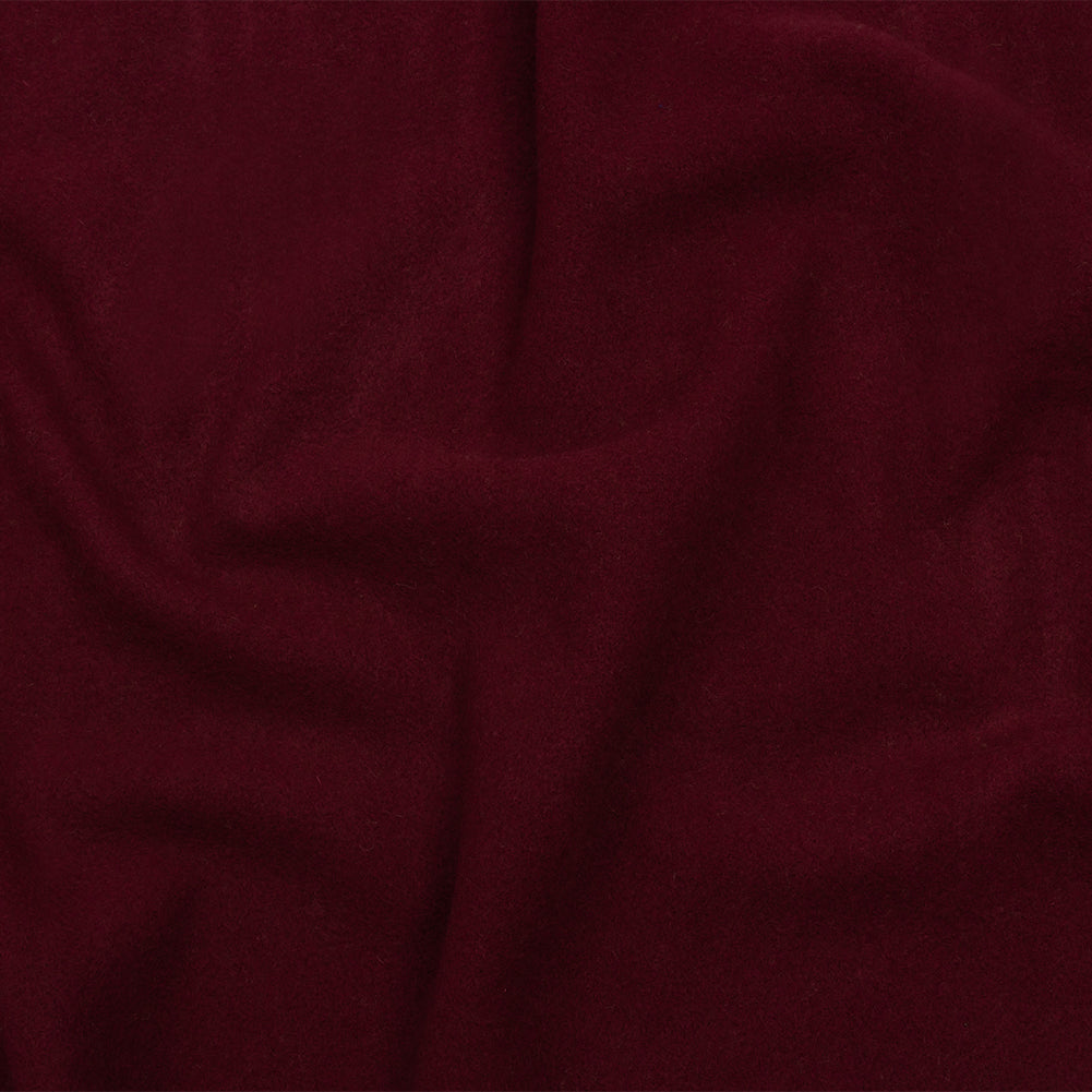 Wool and Cashmere Coating Made in Italy - Sangria Red - Alberini Collection - Joann Fabrics