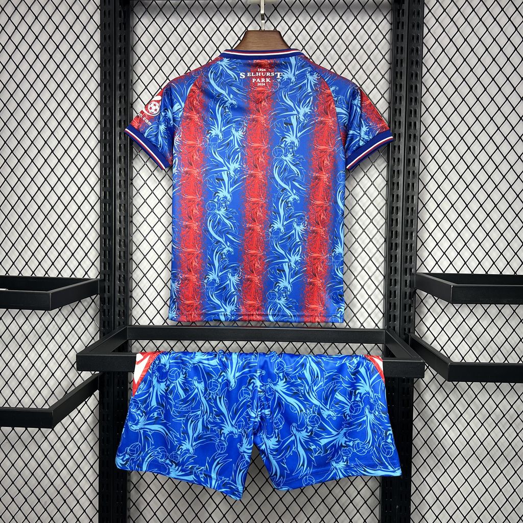 2024/2025 Crystal Palace Home Soccer Jersey Kids Size 1:1 Thai Quality