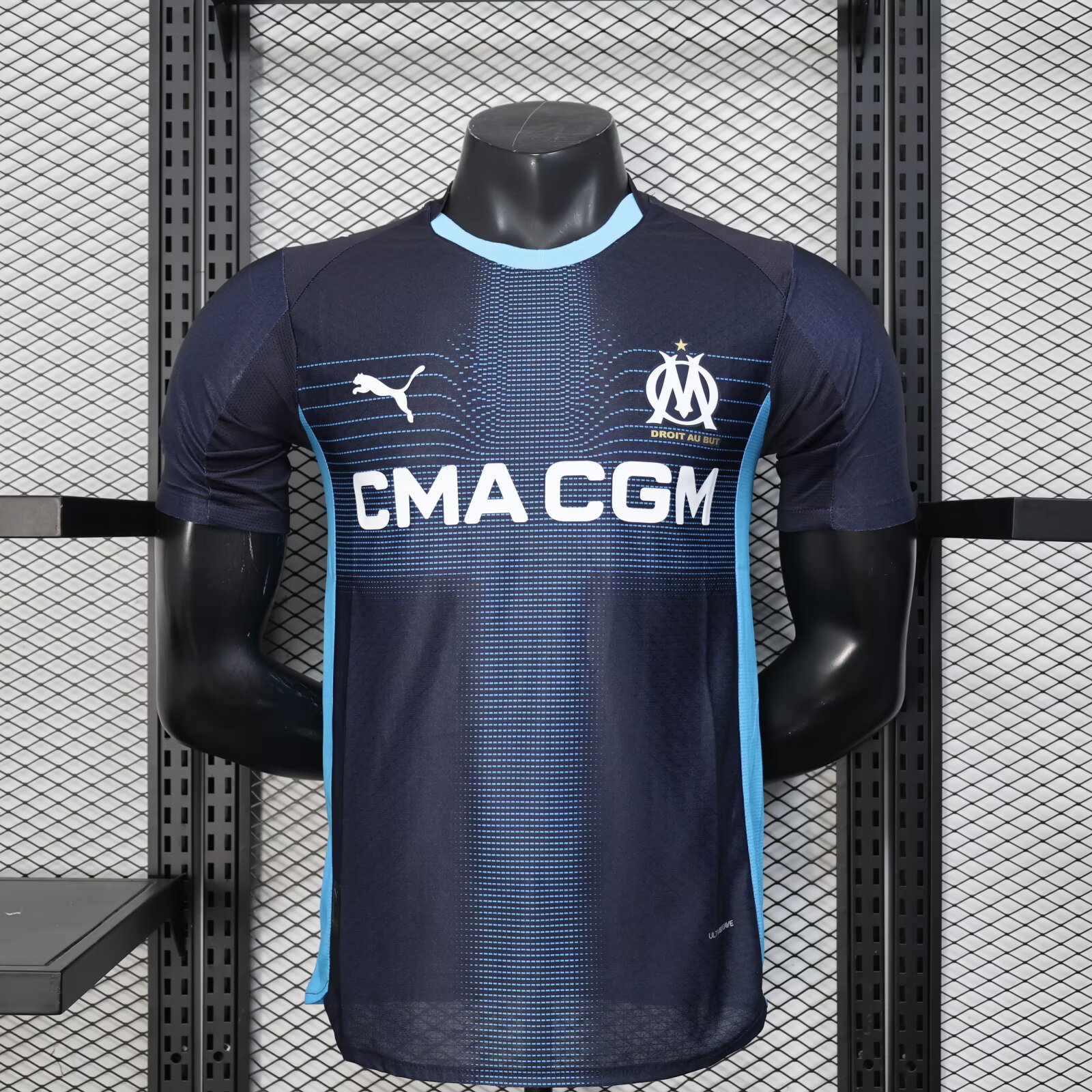 2025/2026 Player Version Olympique de Marseille Away Football Jersey 1:1 Thai Quality