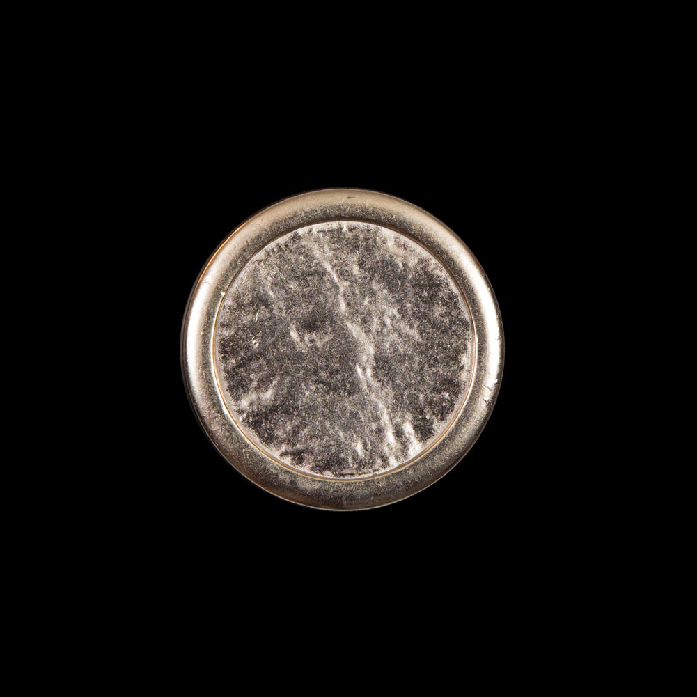 Italian Gold Hammered Metal Shank Back Button - 32L/20mm - Joann Fabrics