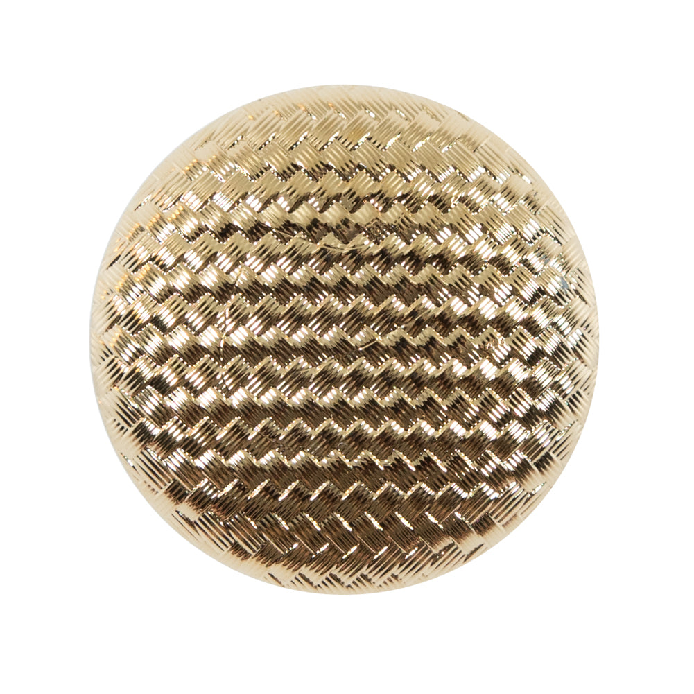 Italian Gold Basketwoven Plastic Button - 44L/28mm - Joann Fabrics