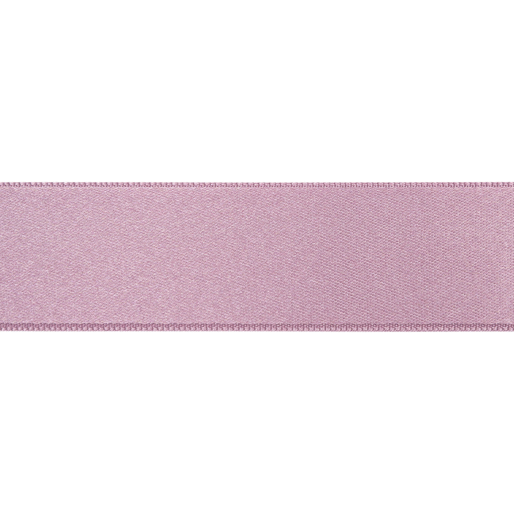 Mauve Double Face French Satin Ribbon - 1