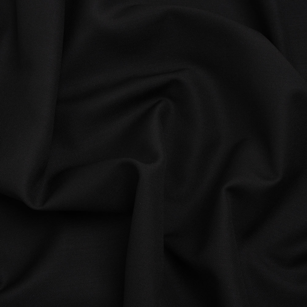 Wool Basketweave Suiting by Alexander McQueen - Black - Designer Deadstock - Joann Fabrics