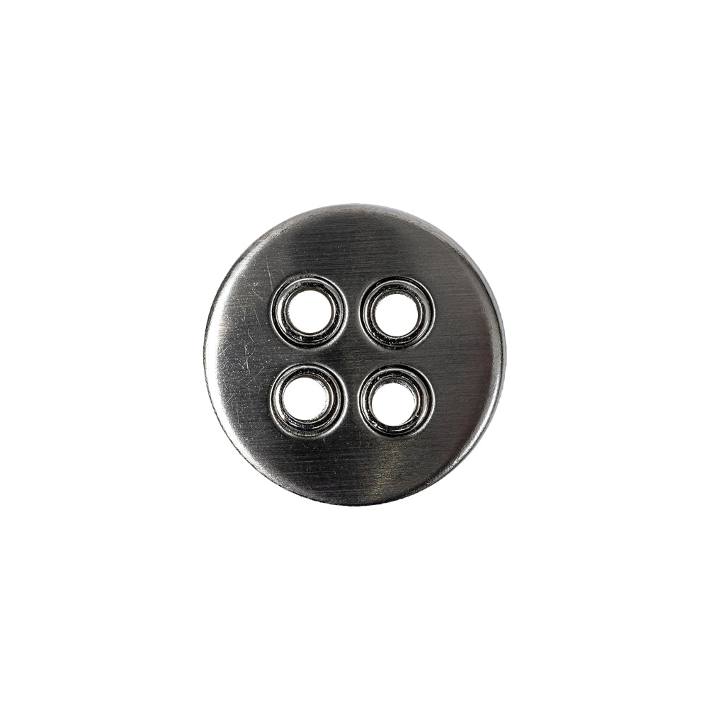 Silver Matte Nickel Metal Coat Button - 28L/18mm - Joann Fabrics