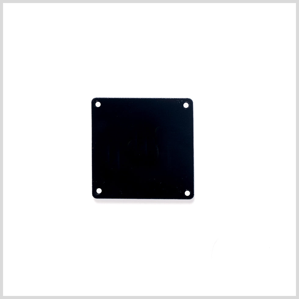 Silver Laminate 4-Hole Square Plastic Button - 64L/40.5mm - Joann Fabrics