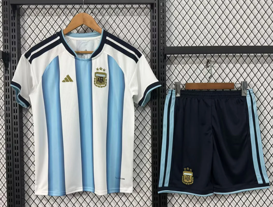 2026 Argentina Home Football Jersey 1:1 Thai Quality Kids Size