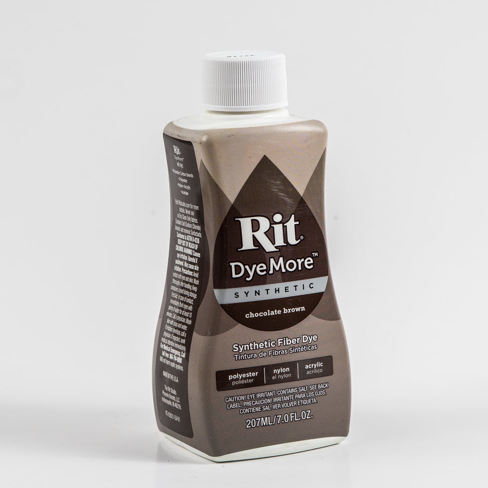 Rit DyeMore Synthetic Fiber Dye - Chocolate Brown - 7oz Bottle - Joann Fabrics
