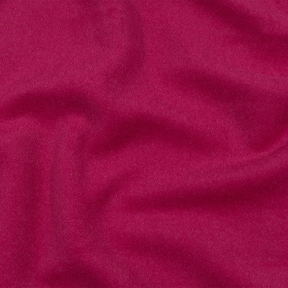 Balenciaga Italian Magenta Brushed Blended Camel Hair Twill Coating - Joann Fabrics