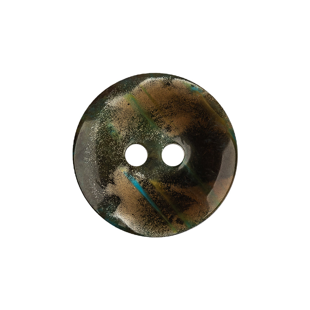 Multi-Green Abstract 2-Hole Plastic Button - 36L/23mm - Joann Fabrics