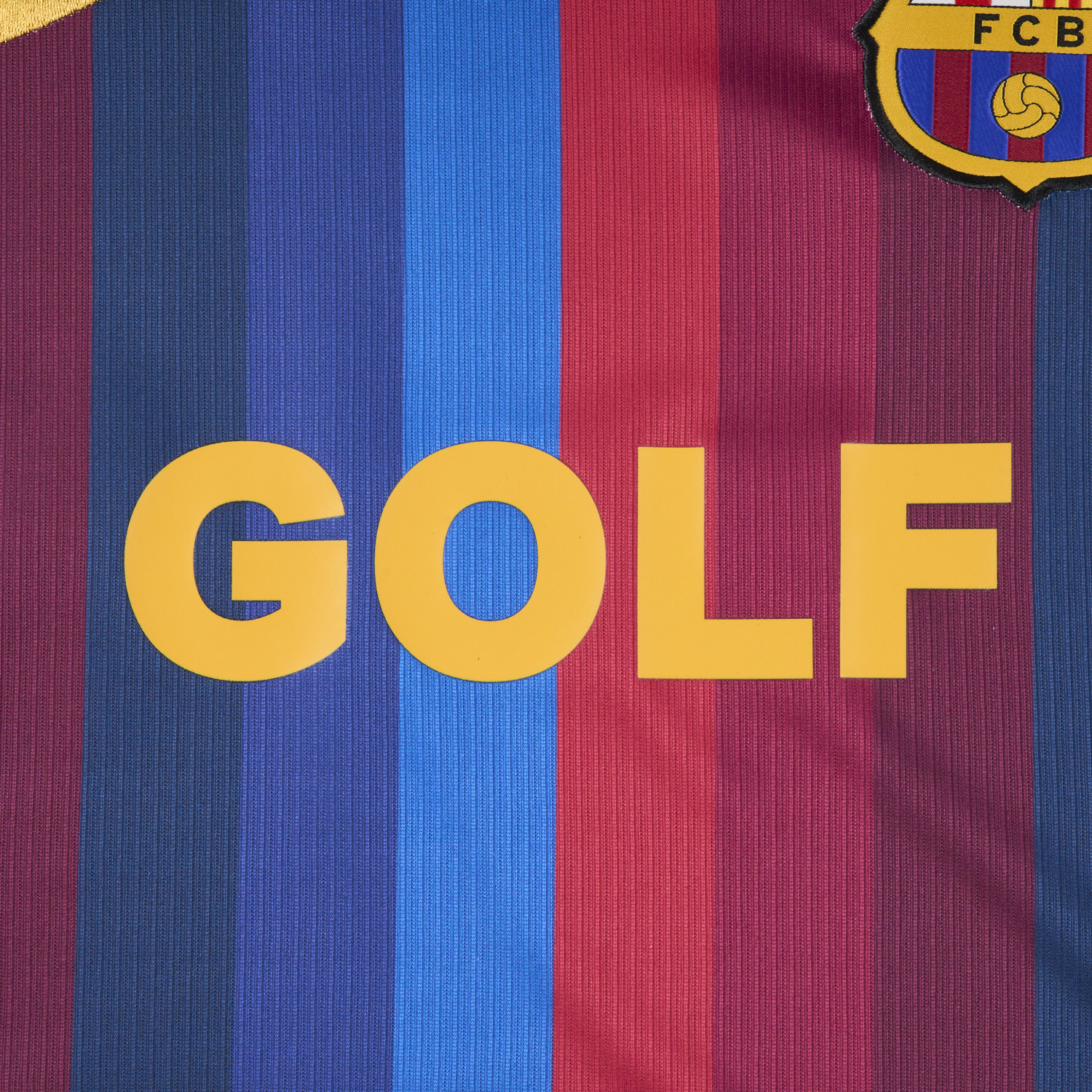 Barcelona 26-27 x Golf Wang El Clasico Blue Red Jersey - Fans Version - UnitedFutballJersey