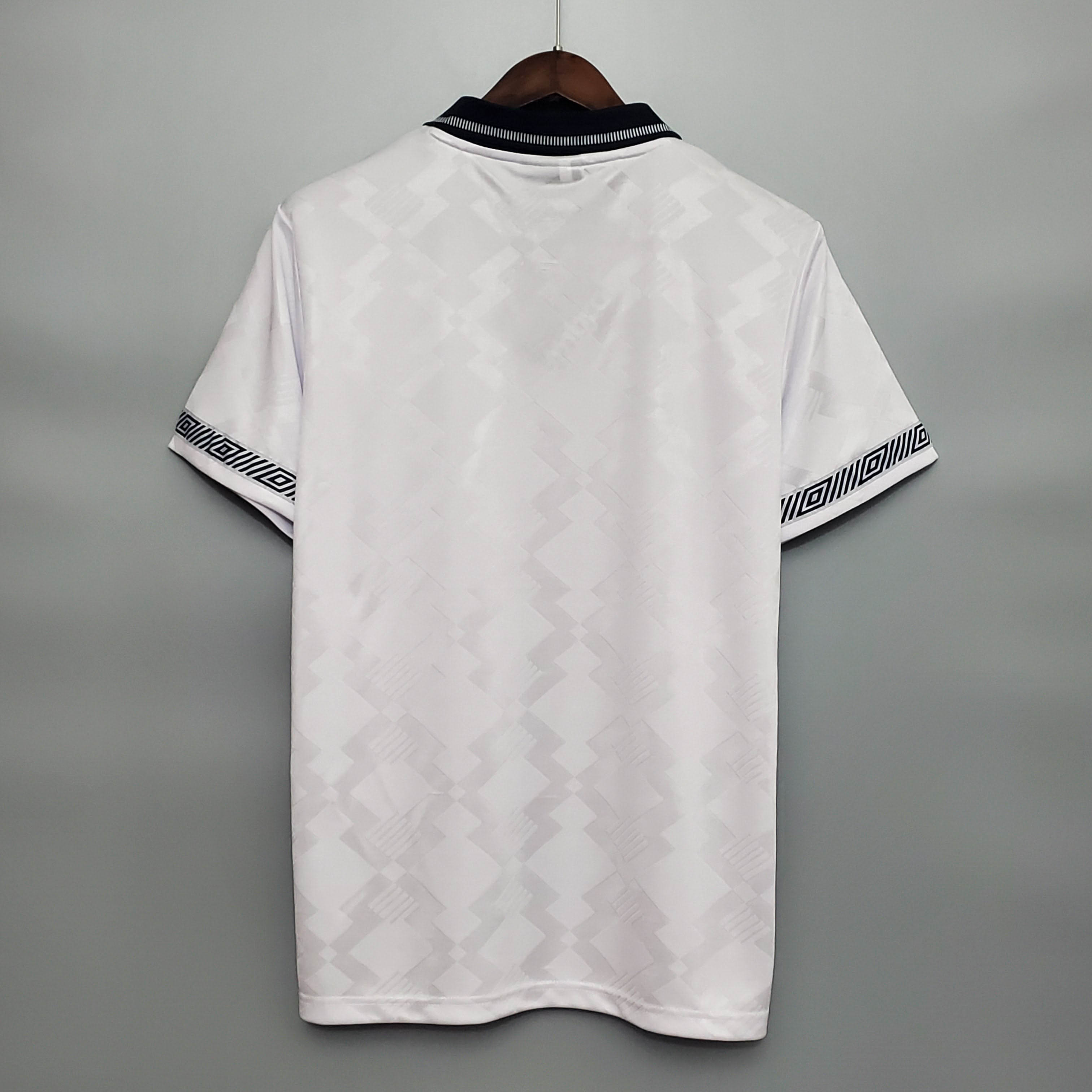 1990 Retro England Home Soccer Jersey 1:1 Thai Quality