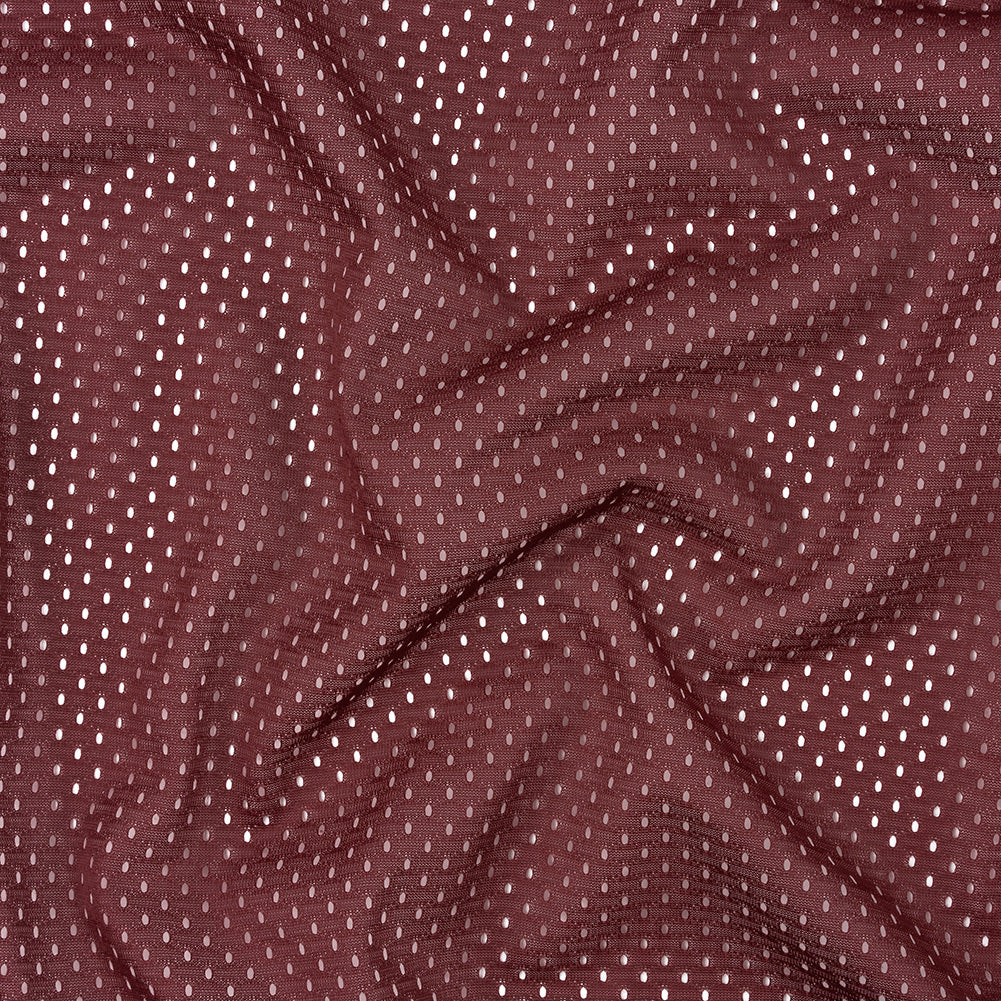 Polyester Athletic Mesh - Cabernet - Heracles Collection - Joann Fabrics