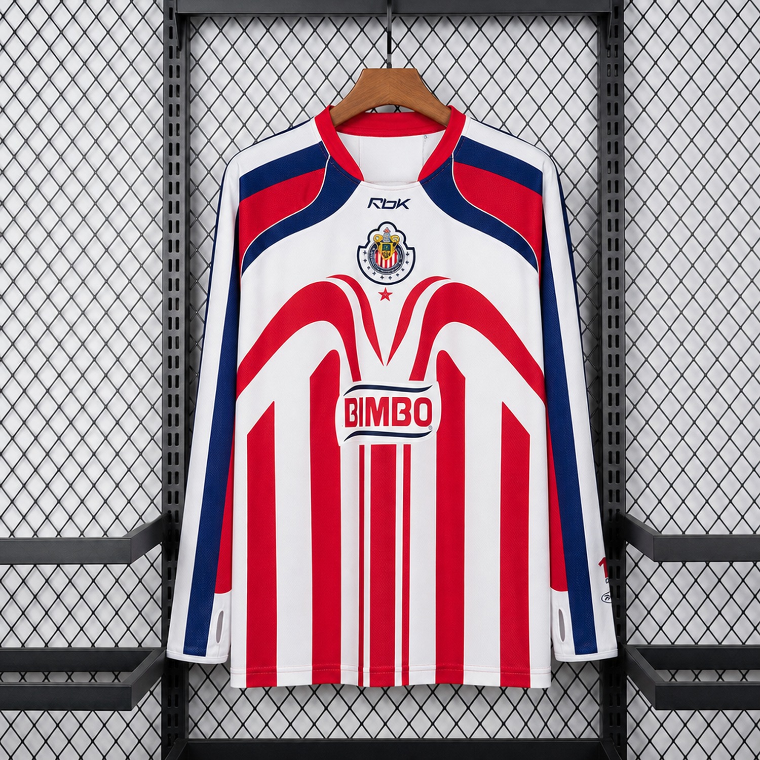 Retro Chivas de Guadalajara 2006-07 Home Long Sleeves Jersey - UnitedFutballJersey