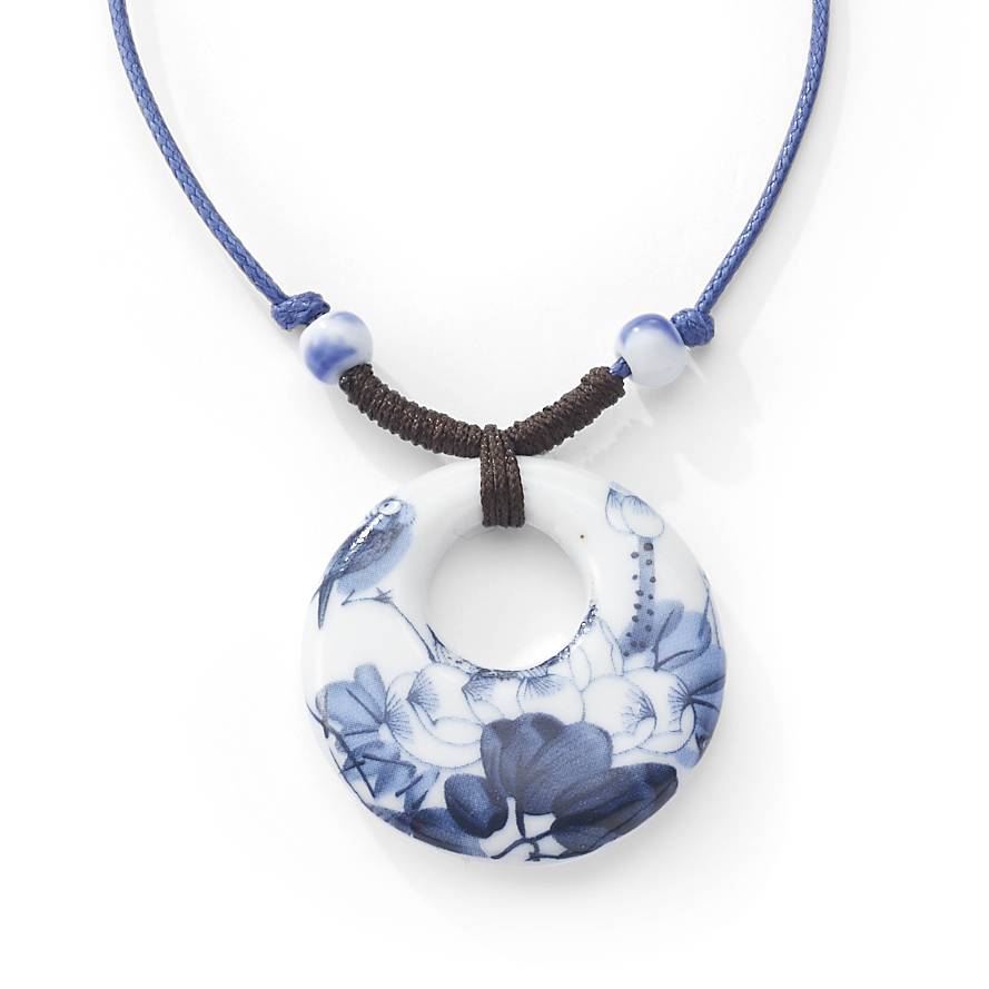 Ceramic Pendant Necklace with Adjustable Cord, Gift Boxed - Northstyle Catalog