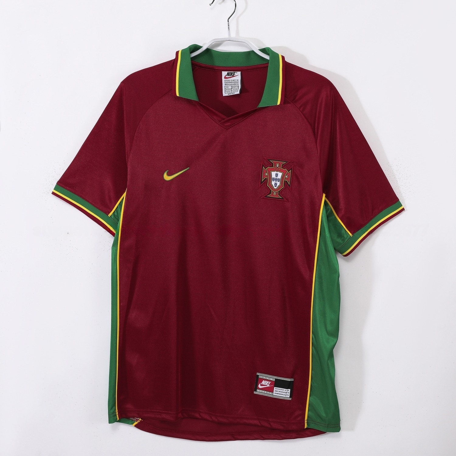 Retro Portugal 1998 Home Jersey - UnitedFutballJersey