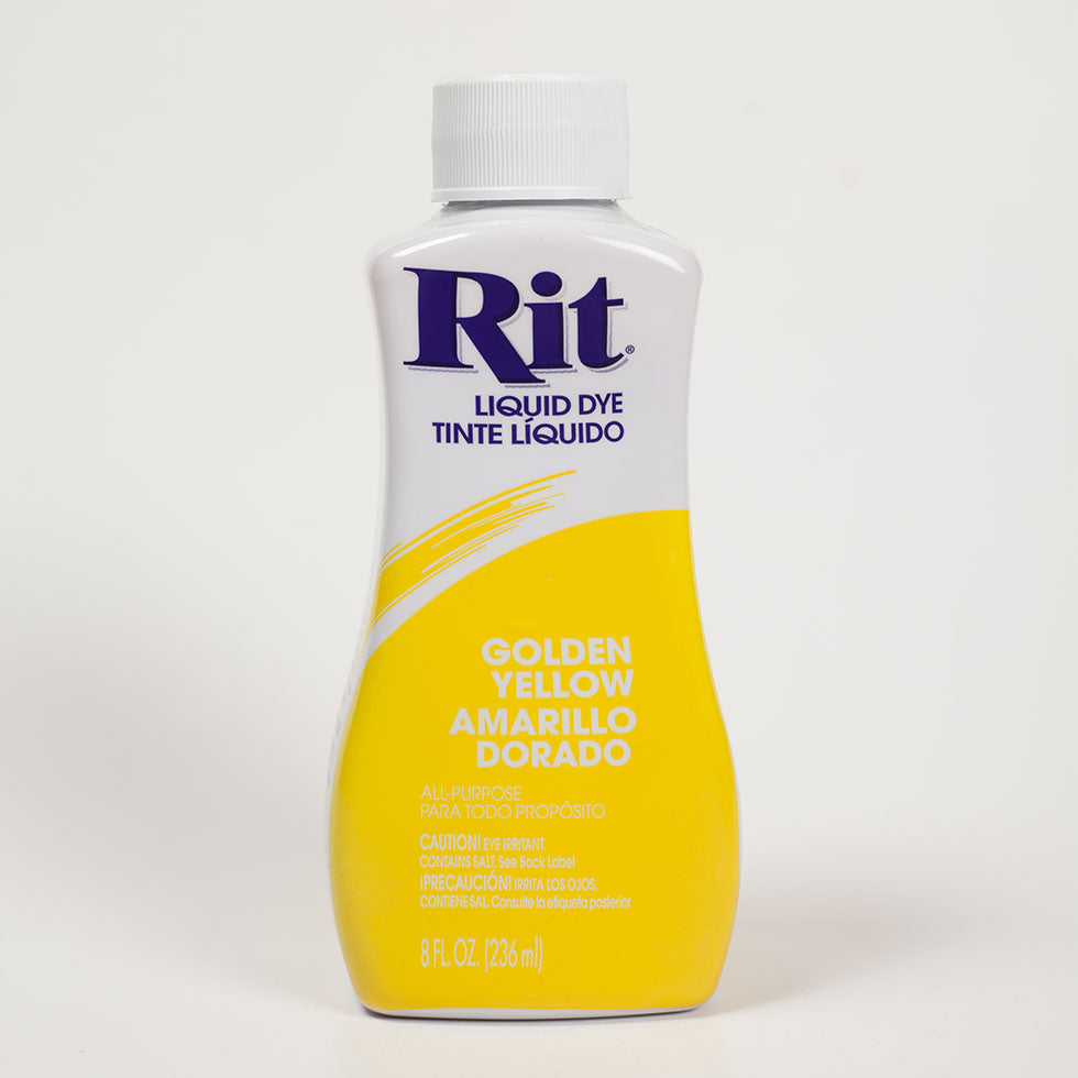 Rit All-Purpose Liquid Fabric Dye - Golden Yellow - 8oz Bottle - Joann Fabrics