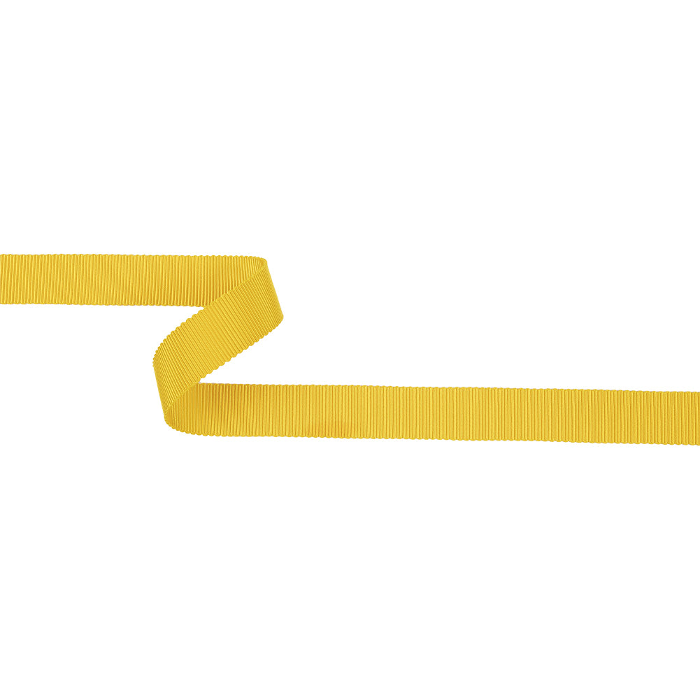 Yellow Recycled Polyester Petersham Grosgrain Ribbon - 15mm - Joann Fabrics