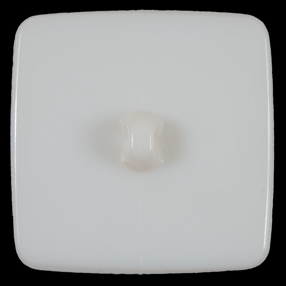 Italian Ivory Square Plastic Shank Back Button - 64L/40.5mm - Joann Fabrics