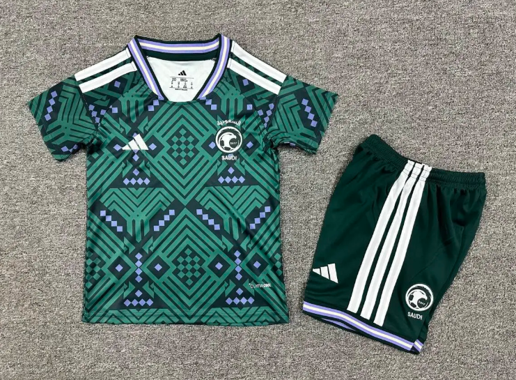 2026 Saudi Arabia Home Football Shirt 1:1 Thai Quality Kids Size