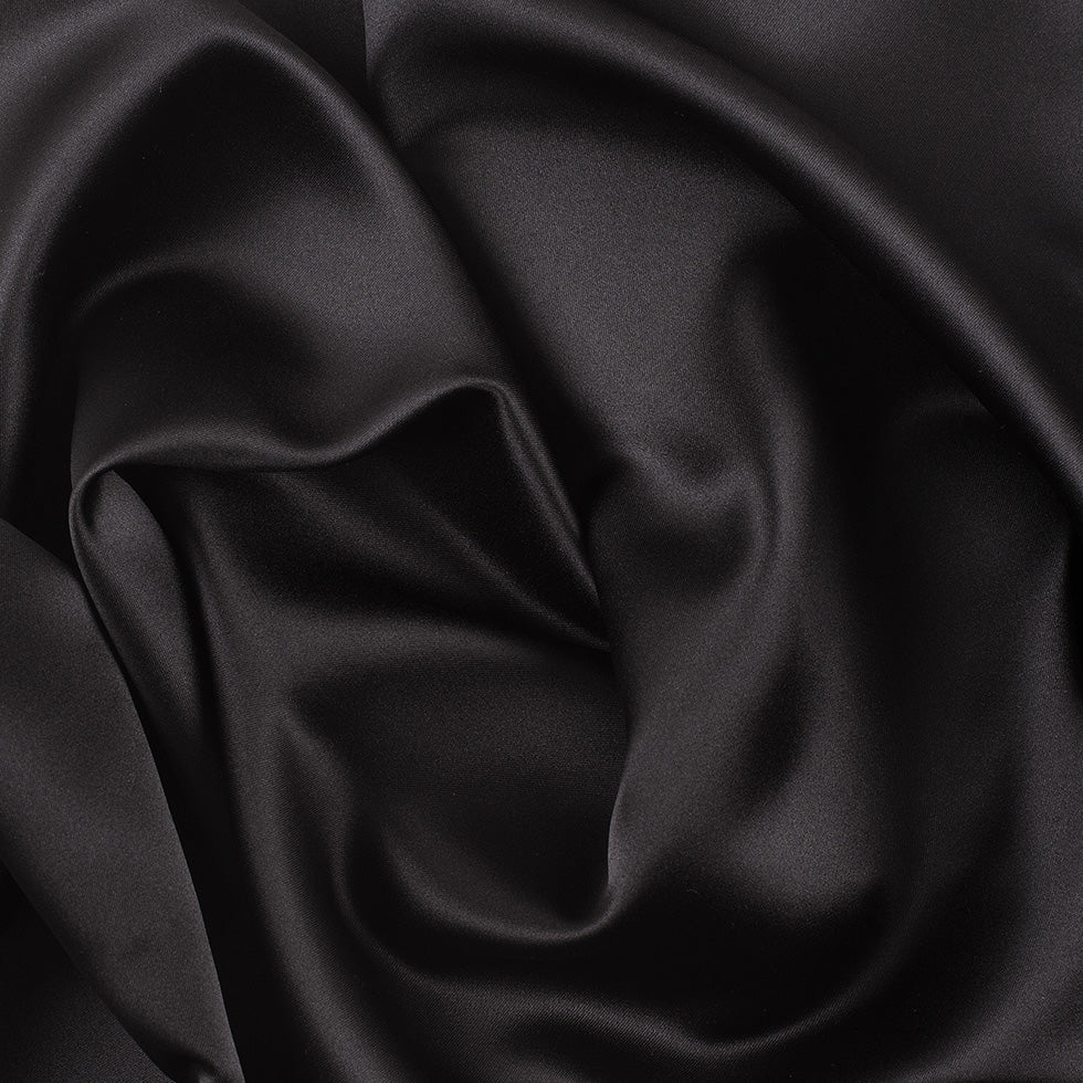Polyester Satin - Ultra Black - Reverie Collection - Joann Fabrics