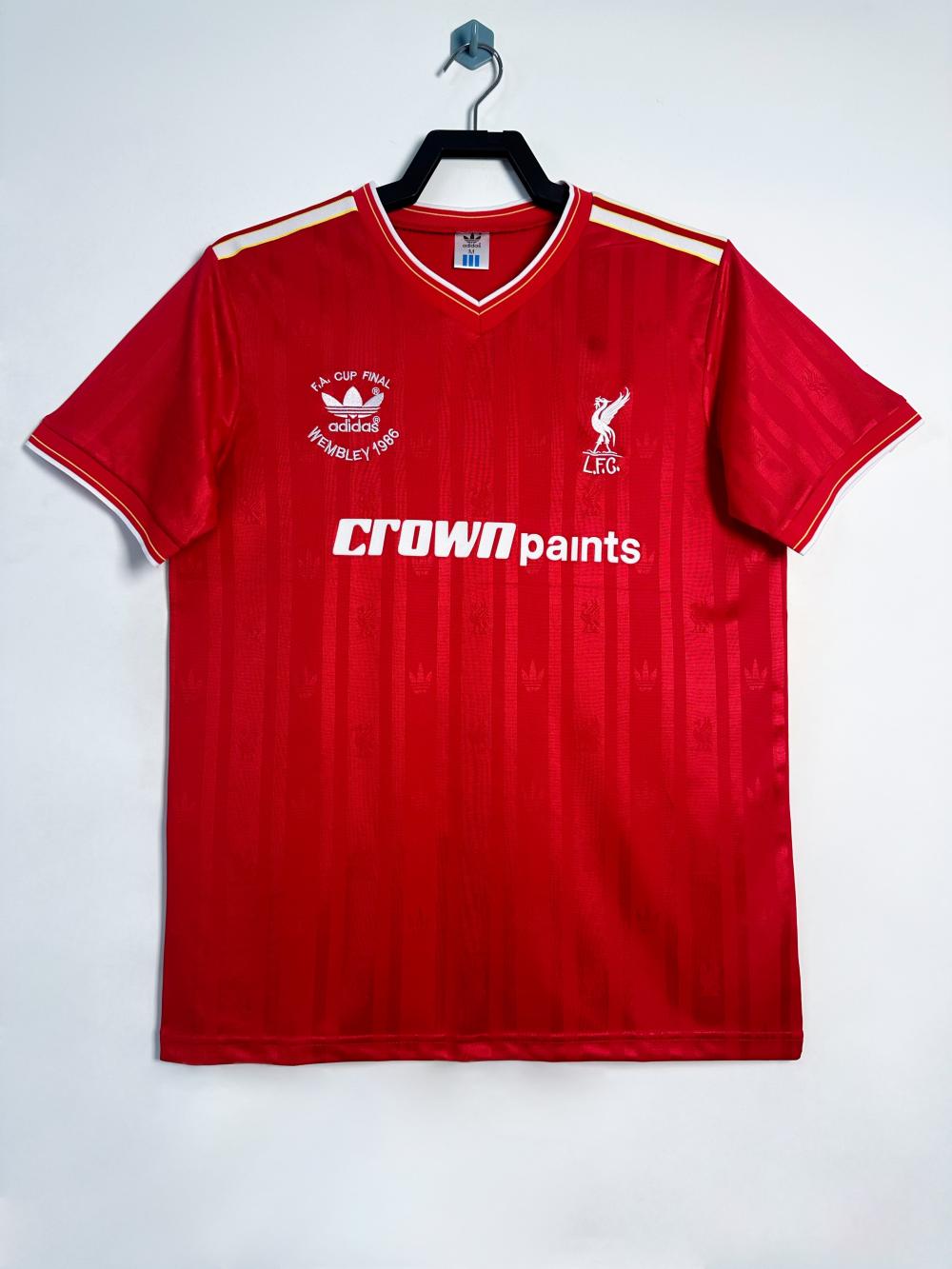 1986/1987 Retro Liverpool Home Football Shirt 1:1 Thai Quality