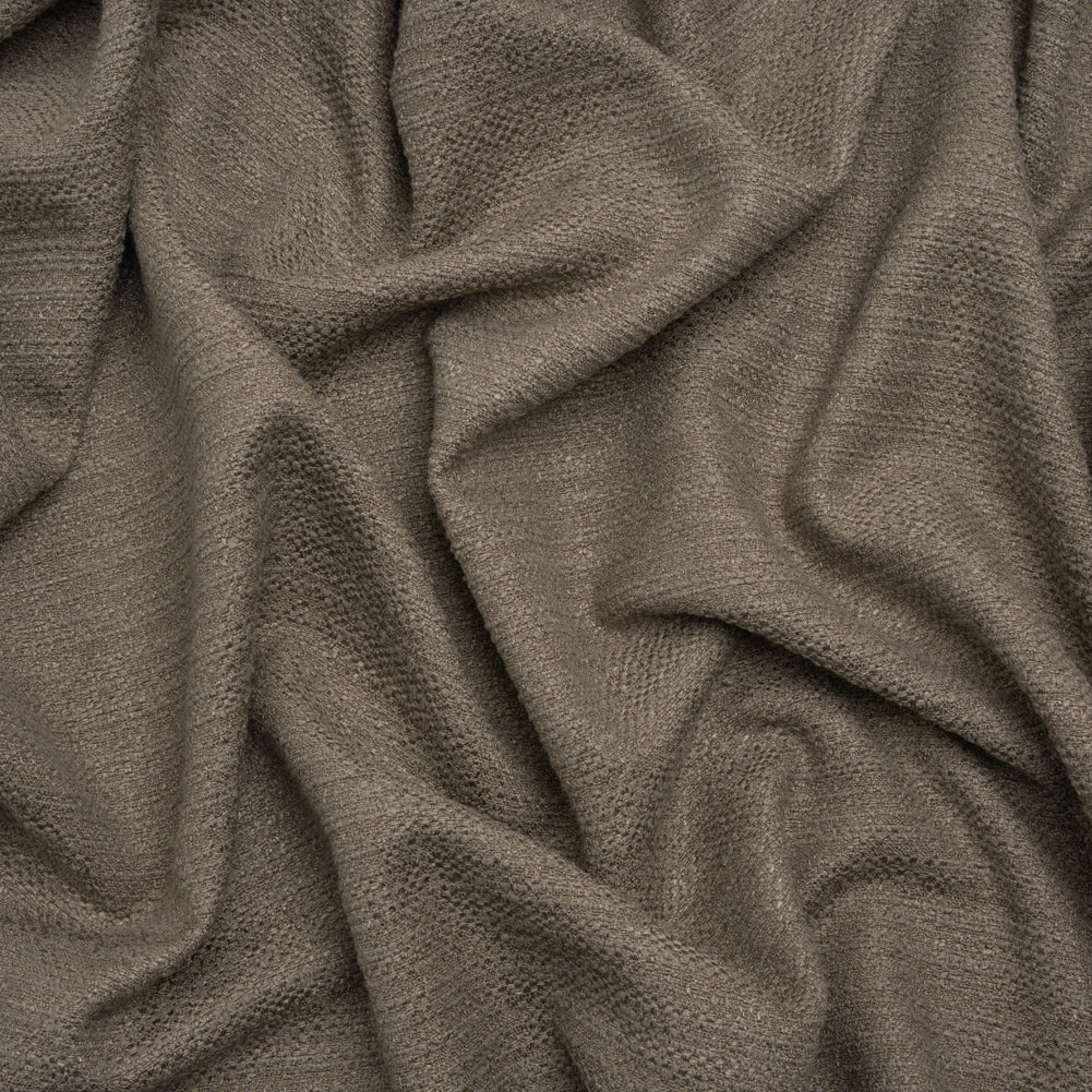 Textured Recycled Polyester Woven - Porcini Boucle Stripes - British Imported - Joann Fabrics