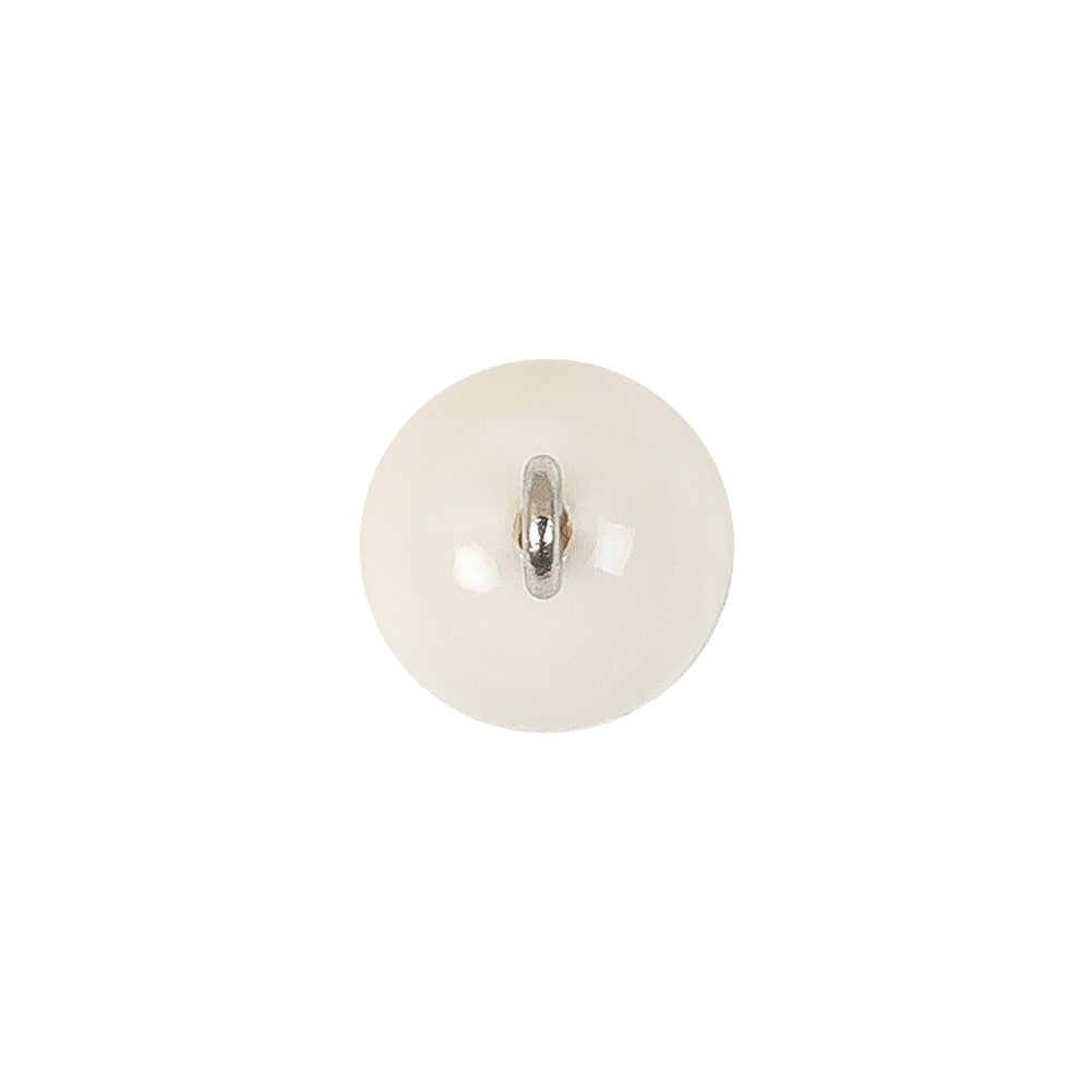 Vintage Chalk White Glass Shank Back Ball Button - 20L/12.5mm - Joann Fabrics