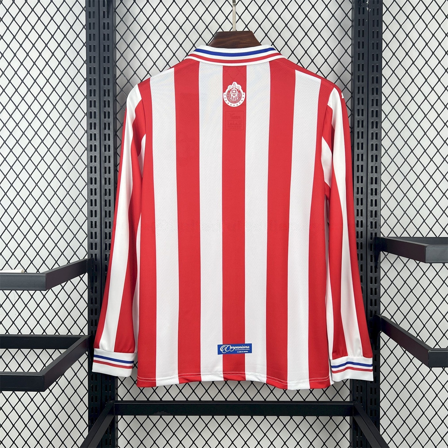 Retro Chivas de Guadalajara 2016-17 110-Years Anniversary Long Sleeves Jersey - UnitedFutballJersey