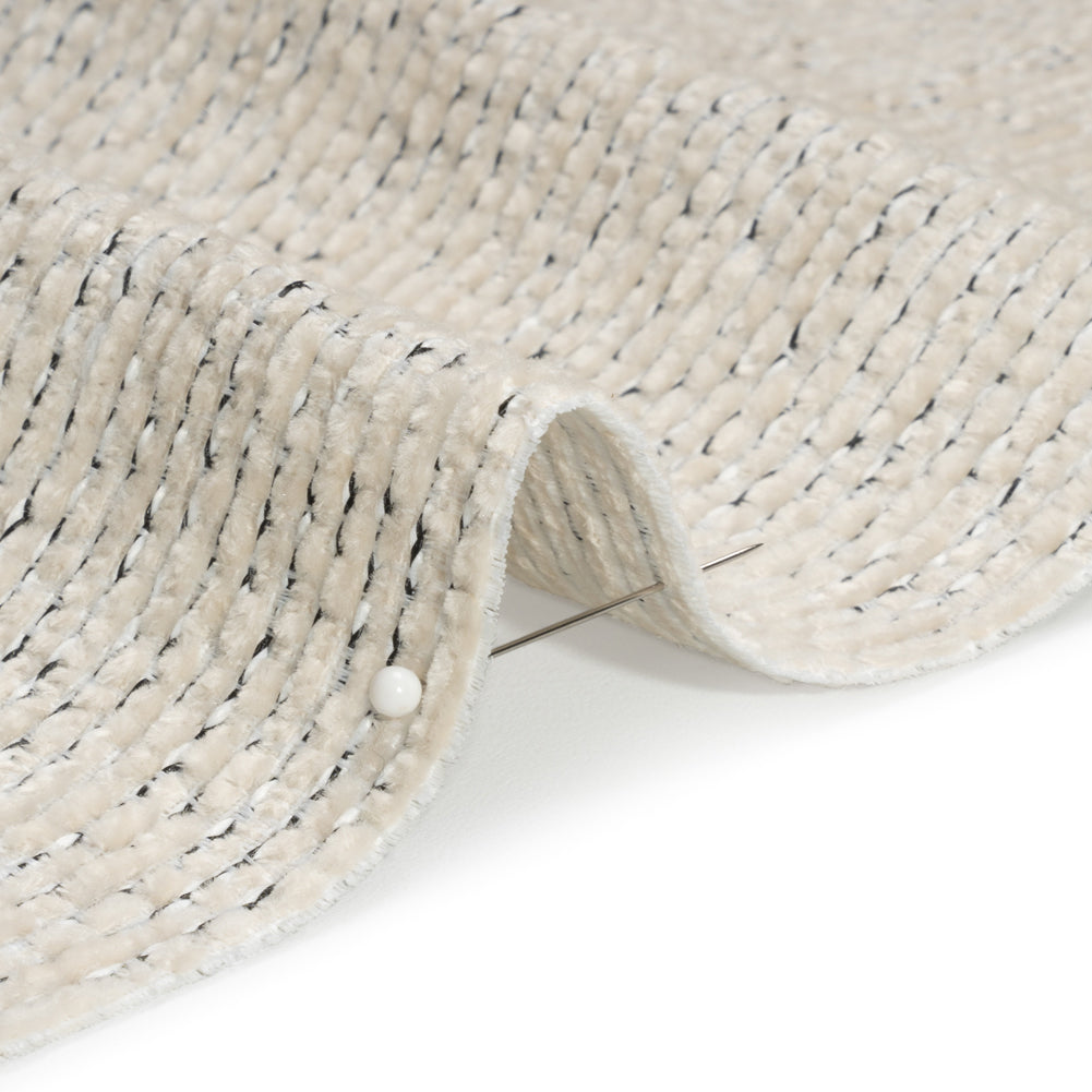 Crypton White Pepper Tweedy Stain Resistant Chenille Woven - Joann Fabrics