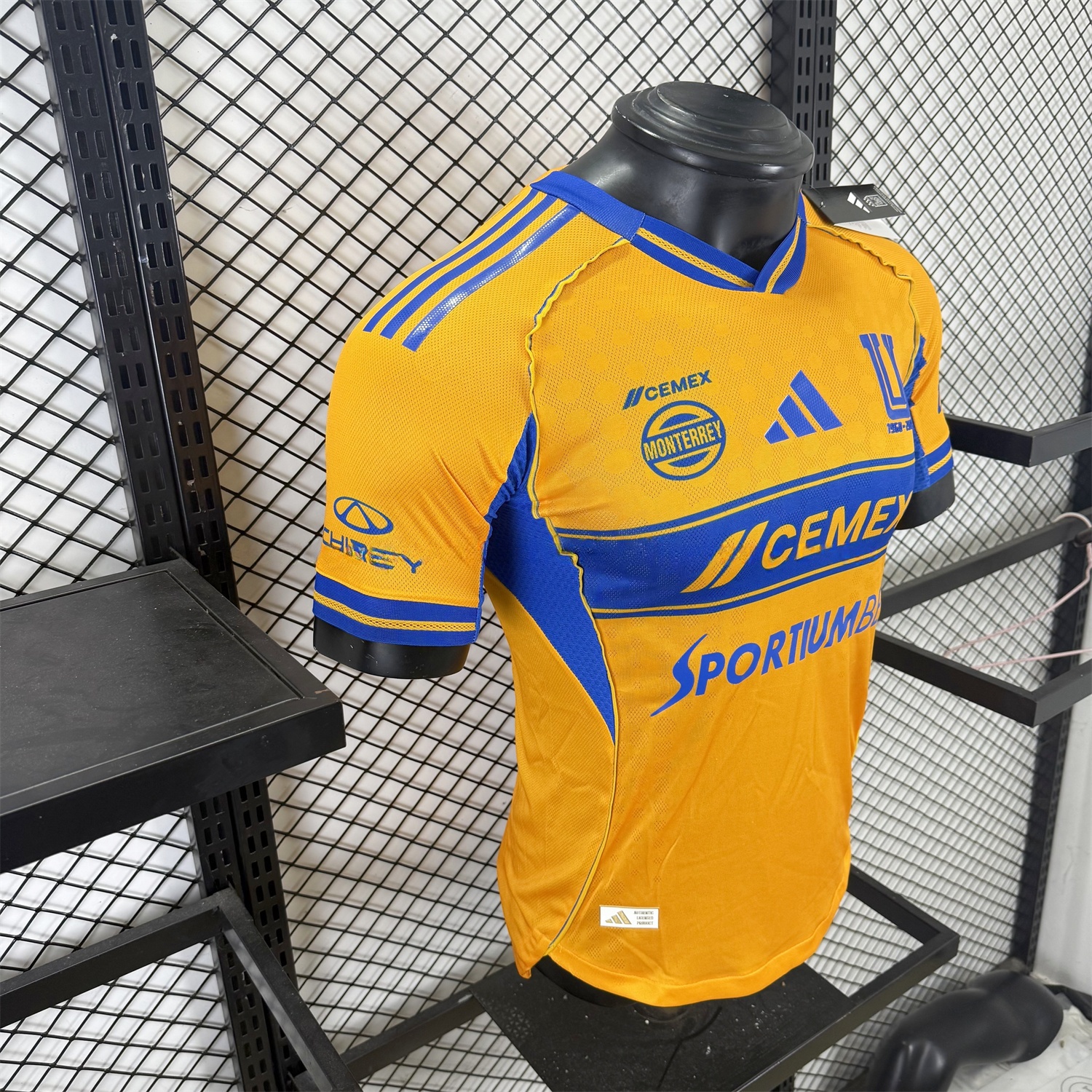 Tigres UANL 25-26 Home Jersey With All Sponsors - Player Version - UnitedFutballJersey