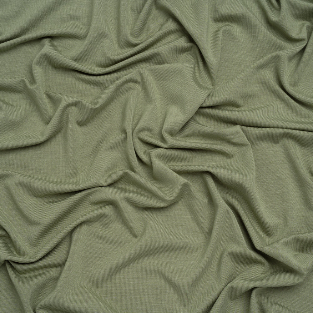 Stretch Rayon Jersey - Fern Green - Designer Deadstock - Joann Fabrics