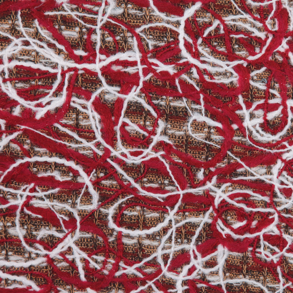 Red/White/Orange Solid Novelty Knit - Joann Fabrics