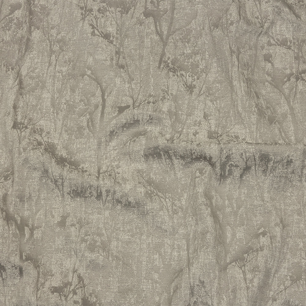 Cotton and Recycled Polyester Drapery Jacquard - Silver Misty Foliage - British Imported - Joann Fabrics